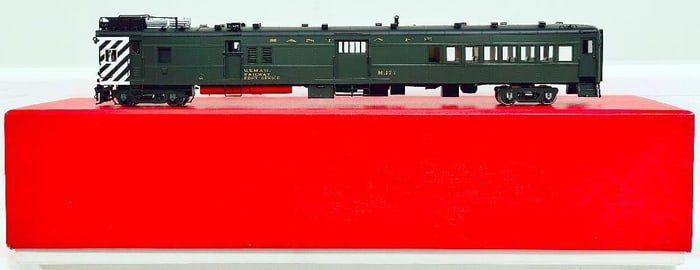 Key Imports Brass HO Scale Santa Fe EMD Motor Car M- 177 Boxed