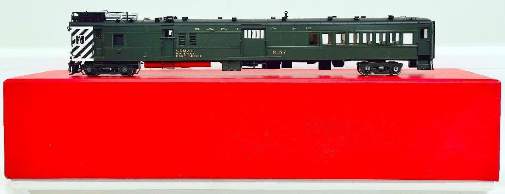 Key Imports Brass HO Scale Santa Fe EMD Motor Car M- 177 Boxed (1 of 8)