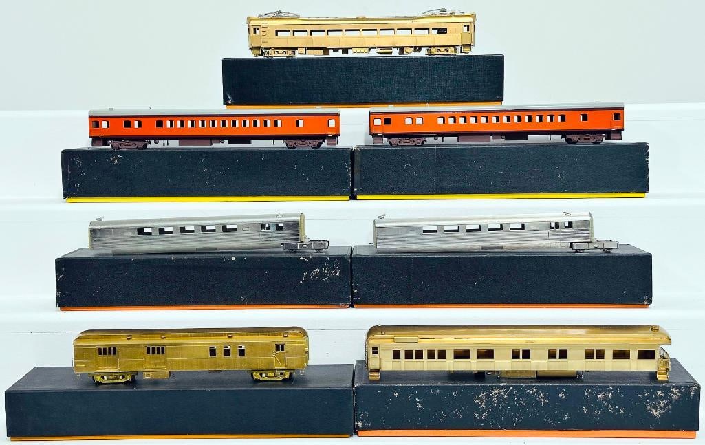 Nickel Plate Products Brass HO Scale Hiawatha Coach - Business Car - RPO - Coach 500 - CSS&SB No. 23: Nickel Plate Products Brass HO Scale Hiawatha Coach - Business Car - RPO - Coach 500 - CSS&SB No. 23 - Coach 500 and Hiawatha Coach Boxed, each in C7 plus and each with its original box.