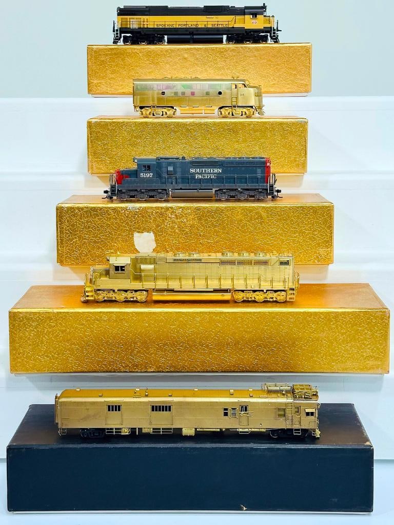 Oriental Limited Samhongsa Brass HO Scale EMD F3 A 1500HP phase II/Alco C-636 3600 HP Low Hood Boxed (1 of 8)