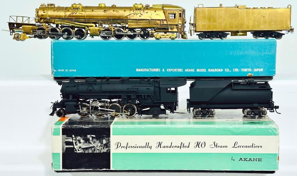 Akane Brass HO Scale B&O Class Q-4B 2-8-2 Mikado Locomotive and Tender and Akane Brass HO Scale Loco (1 of 8)