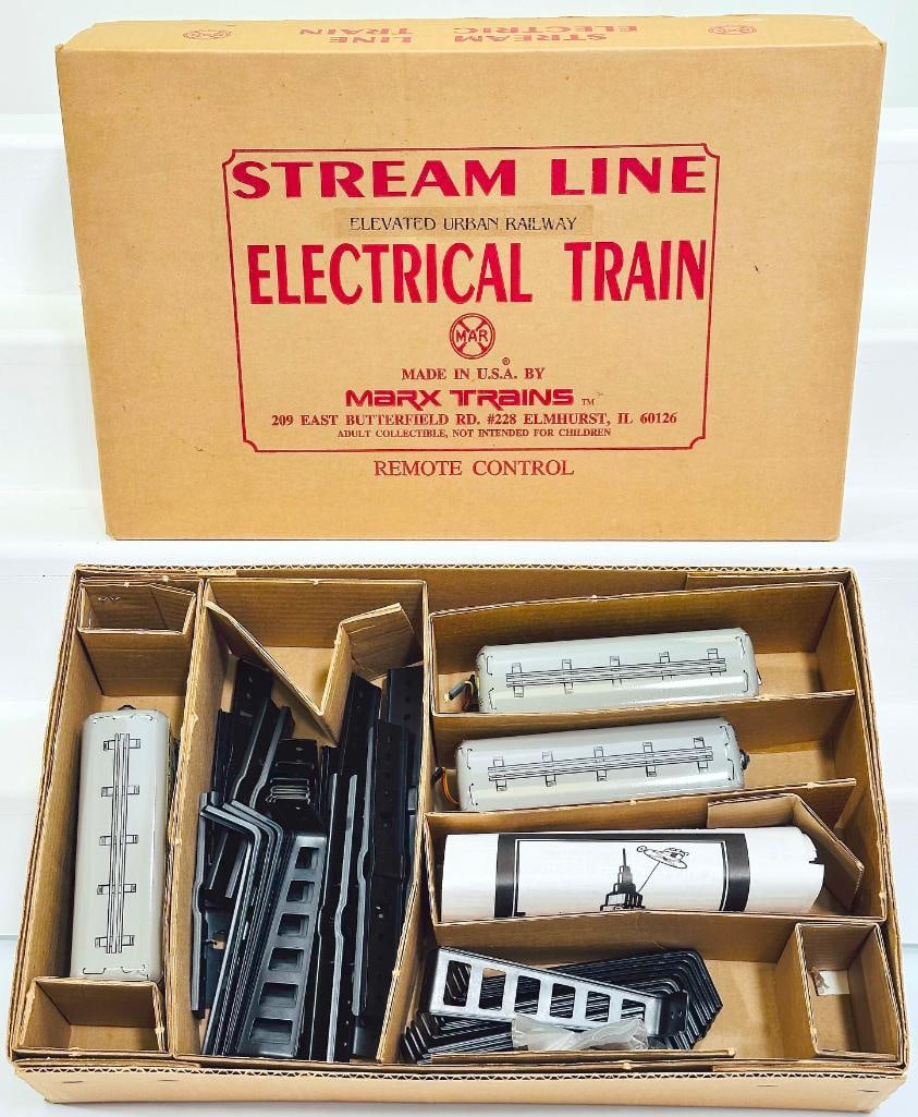 New Marx Modern O Gauge Elevated Urban Railway Set Boxed (1 of 9)