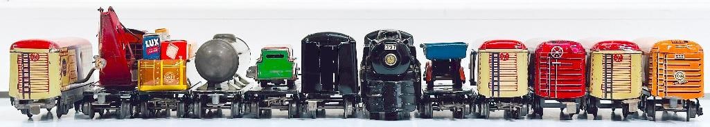 Marx Postwar O Gauge Twenty-four (24) Assorted 6 inch Freight Cars and Twelve Assorted Freight Cars - 13