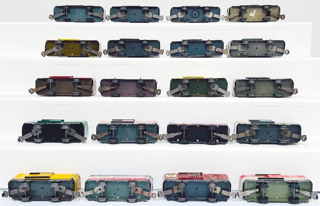 Marx Postwar O Gauge Twenty-four (24) Assorted 6 inch Freight Cars and Twelve Assorted Freight Cars - 4