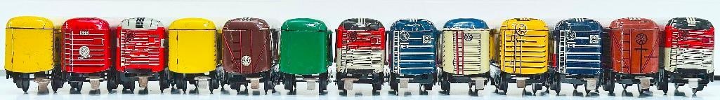 Marx Postwar O Gauge Twenty-four (24) Assorted 6 inch Freight Cars and Twelve Assorted Freight Cars - 8