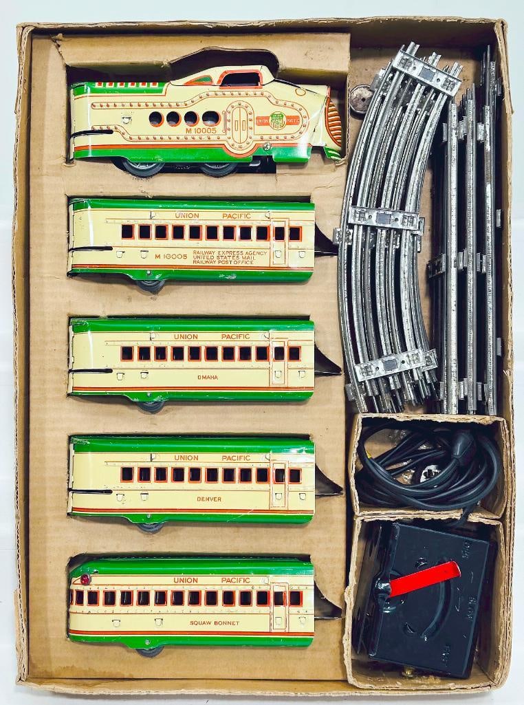 Marx Prewar O Gauge 9066W Union Pacific Speedliner Set Boxed (1 of 10)