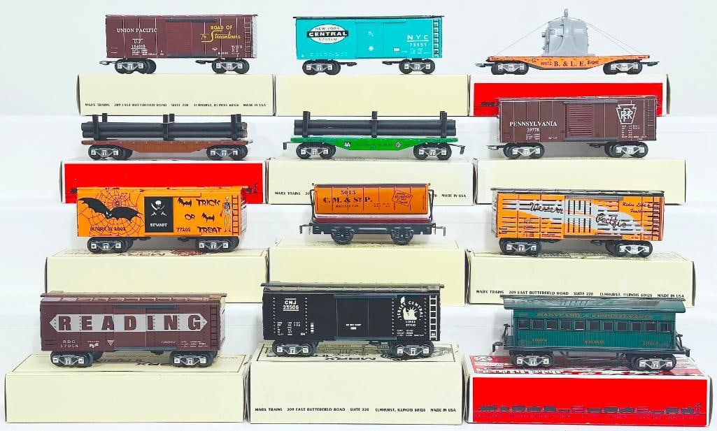 New Marx Modern O Gauge Twelve (12) Assorted Freight Cars Boxed (1 of 8)