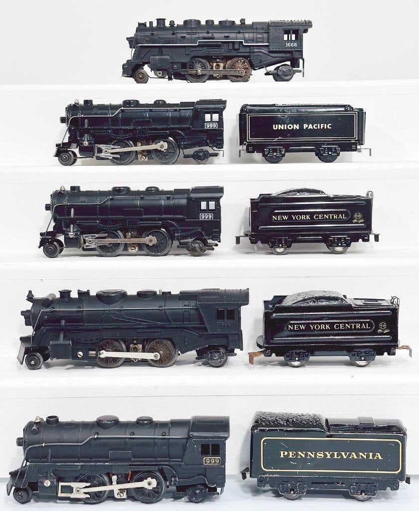 Marx Postwar O Gauge 999 Locomotive and Tender/666 Locomotive and Tender/999 Locomotive and Tender (1 of 6)
