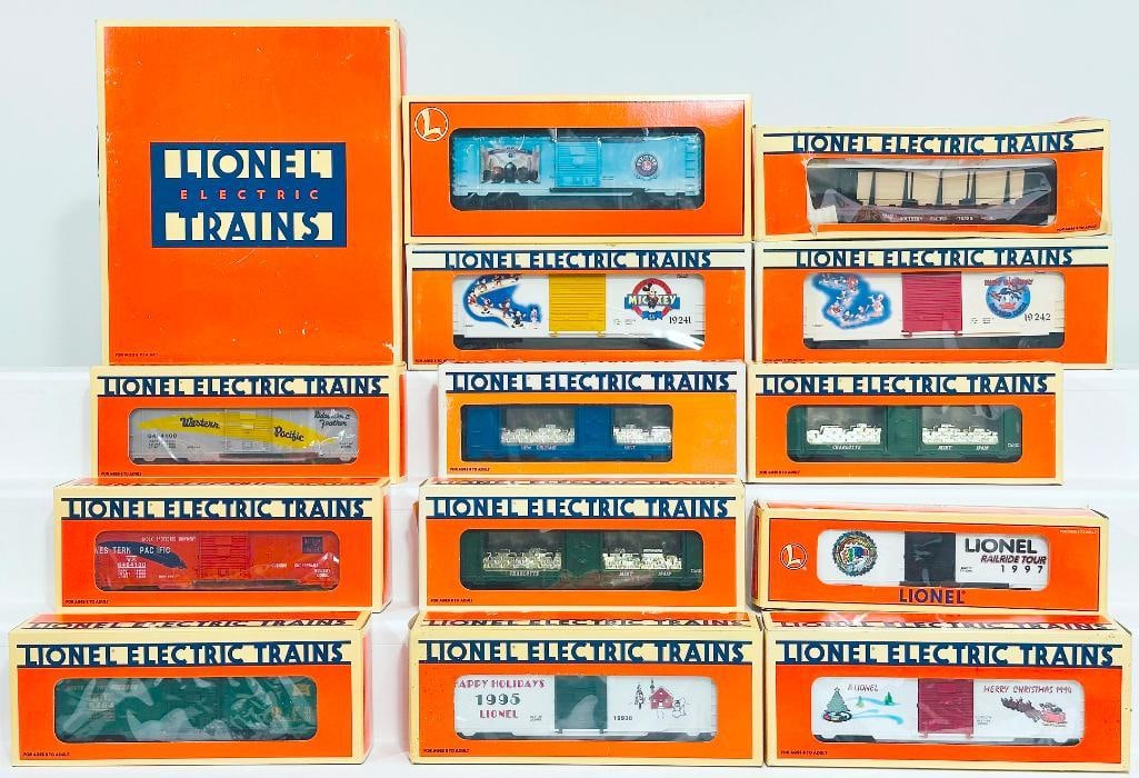 Lionel Modern O Gauge 6464 Box Car Series - Edition II and Thirteen (13) Assorted Freight Cars Boxed (1 of 6)
