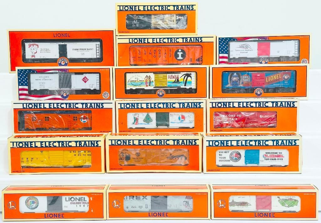 Lionel Modern O Gauge Sixteen (16) Assorted Freight Cars Boxed (1 of 7)