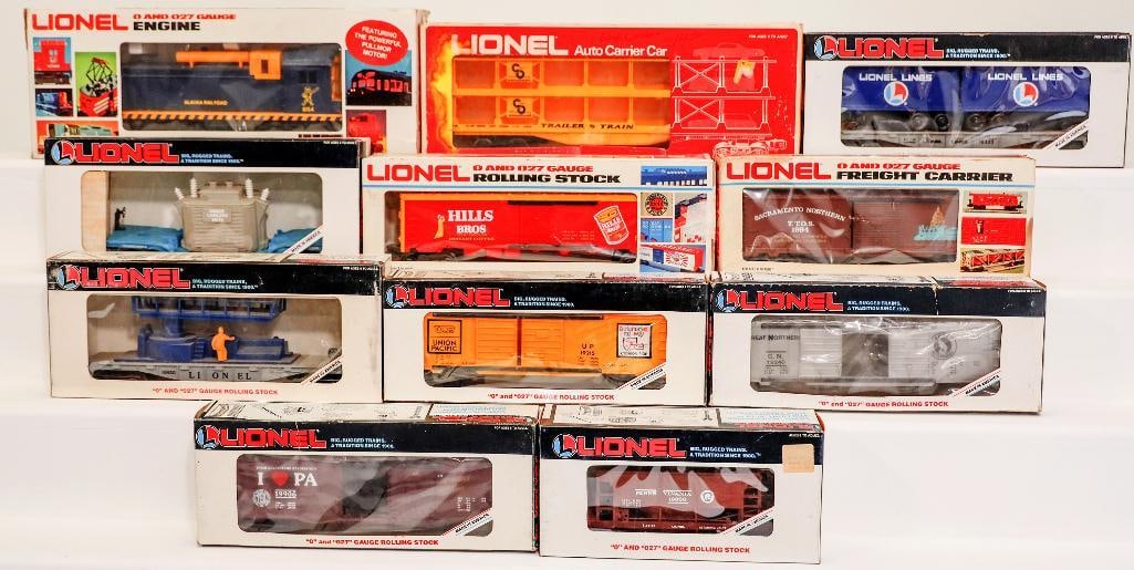 Lionel Modern O Gauge Alaska SW - 1 Switcher and Ten (10) Assorted Freight Cars (1 of 6)