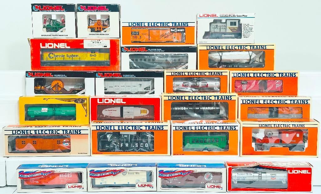 Lionel Modern O Gauge Canadian Pacific Snowplow - Chessie System GP - 9 Switcher and Twenty-One (21) (1 of 9)