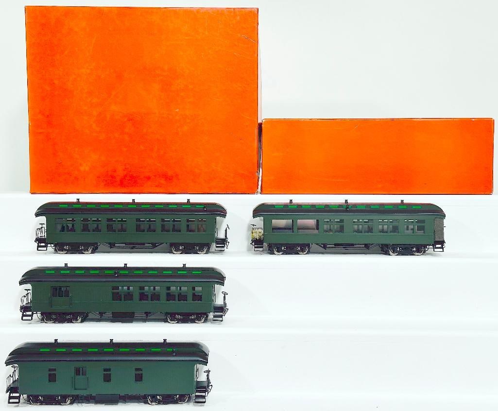 Beaver Creek Model Co. Modern O Gauge Old-Time 3 Car Passenger Set and Business Car Boxed (1 of 8)