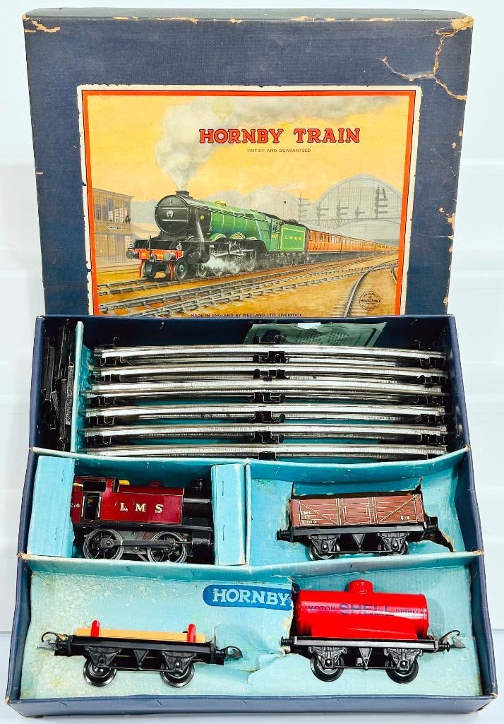 Hornby Postwar O Gauge 201 Tank Freight Set Boxed (1 of 9)