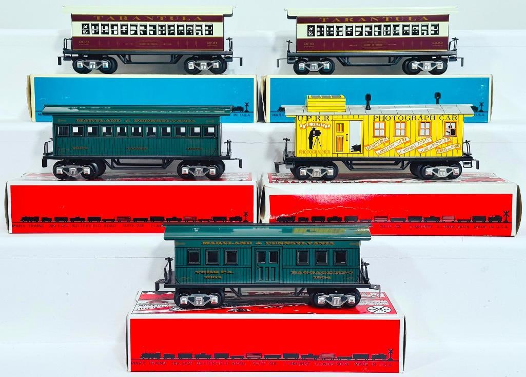 New Marx Modern S Gauge Five (5) Assorted Freight Cars Boxed (1 of 8)