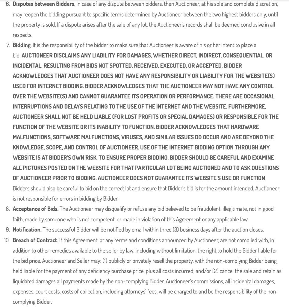 Please Read Terms and Conditions - 4