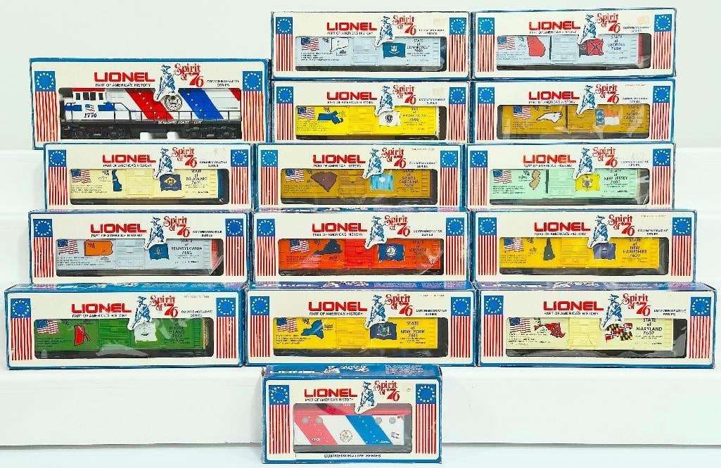 Lionel Modern O Gauge Spirit of 76 U36B Diesel and Fourteen (14) Assorted Freight Cars Boxed (1 of 7)