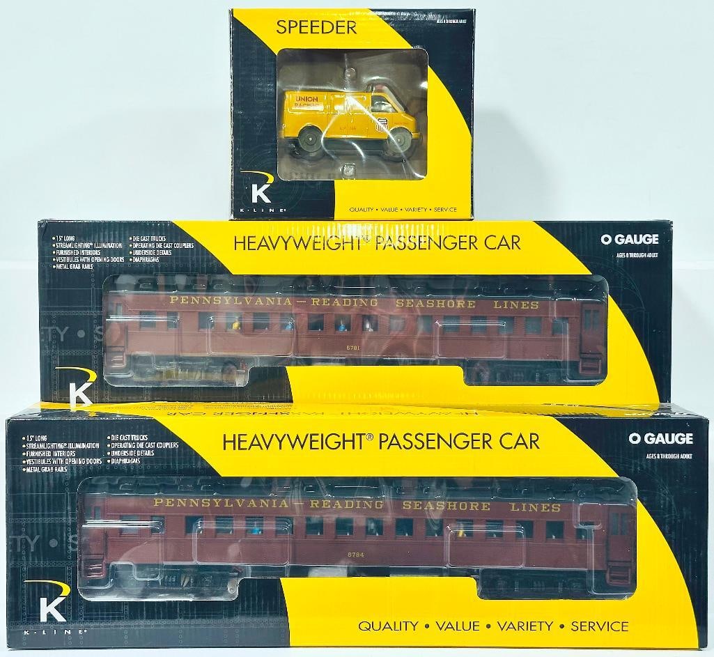 K-Line Modern O Gauge Union Pacific Motorized Railroad Van - PRR SL 15 inch Interurban Powered (1 of 3)