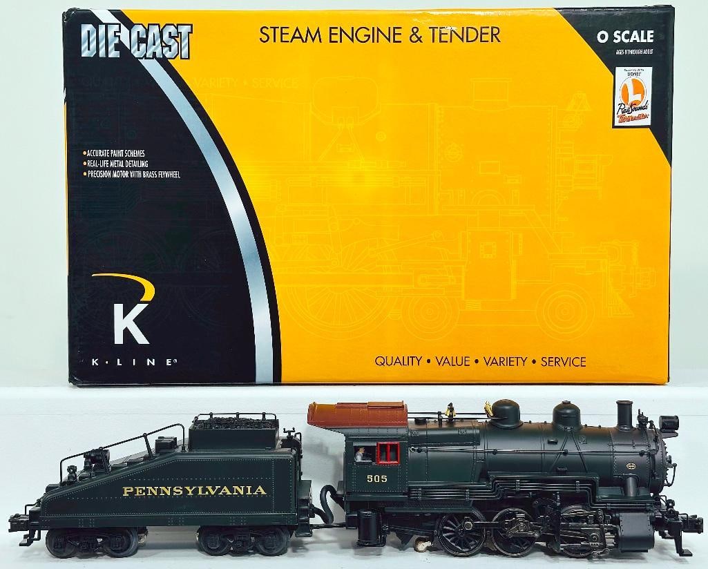 K-Line Modern O Gauge PRR B6 Switcher and Tender Boxed (1 of 8)