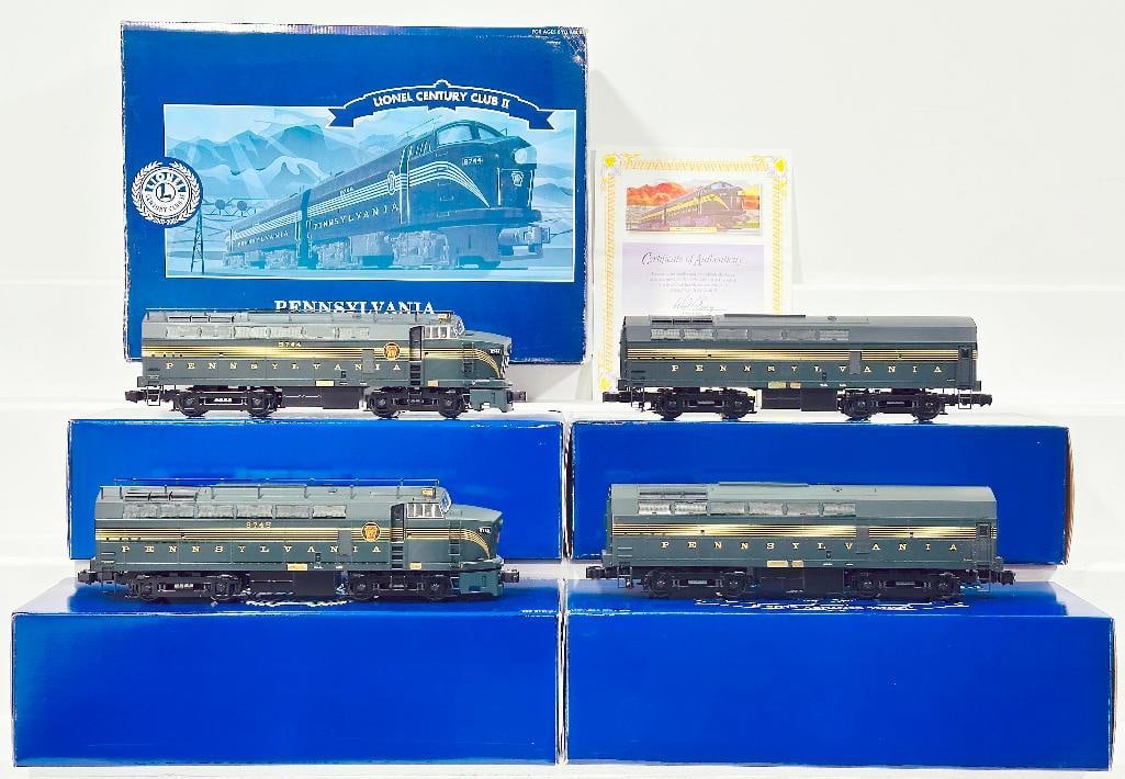 Lionel Modern O Gauge Century Club II Pennsylvania Sharknose A Powered Diesel Unit X2 (1 of 9)