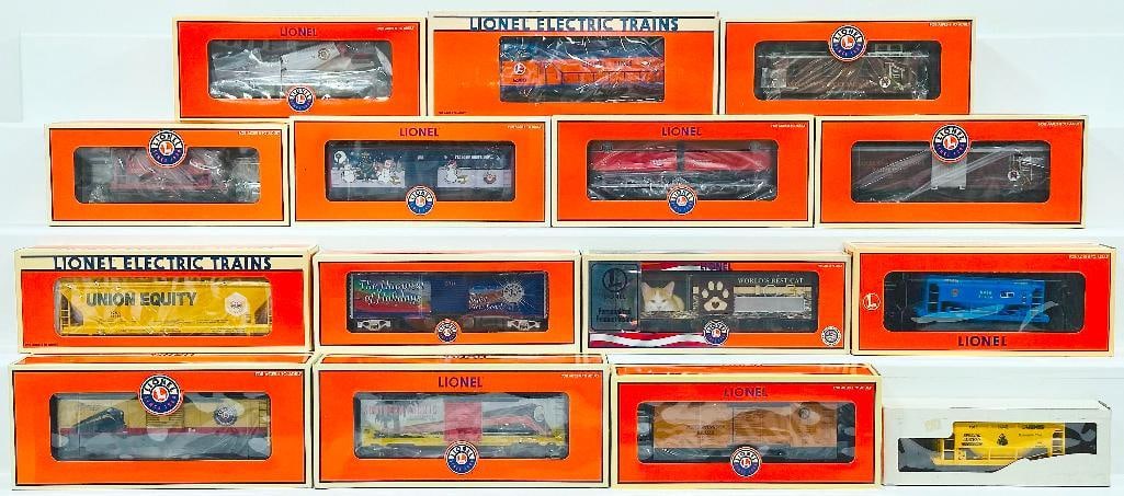 Lionel Modern O Gauge Fifteen (15) Assorted Freight Cars Boxed (1 of 7)