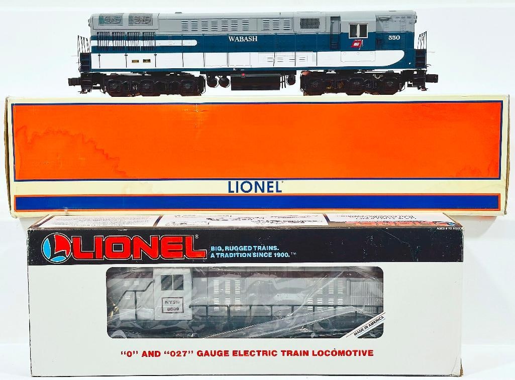 Lionel Modern O Gauge Wabash FM Trainmaster Diesel Locomotive and Susquehanna RS?3 Diesel Locomotive (1 of 9)