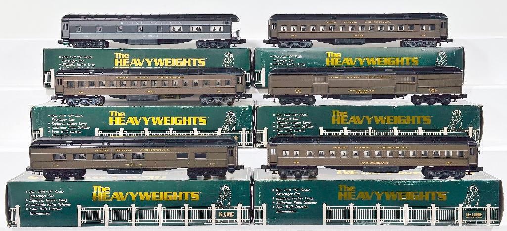 K-Line Modern O Gauge Six (6) Assorted NYC Passenger Cars Boxed (1 of 8)