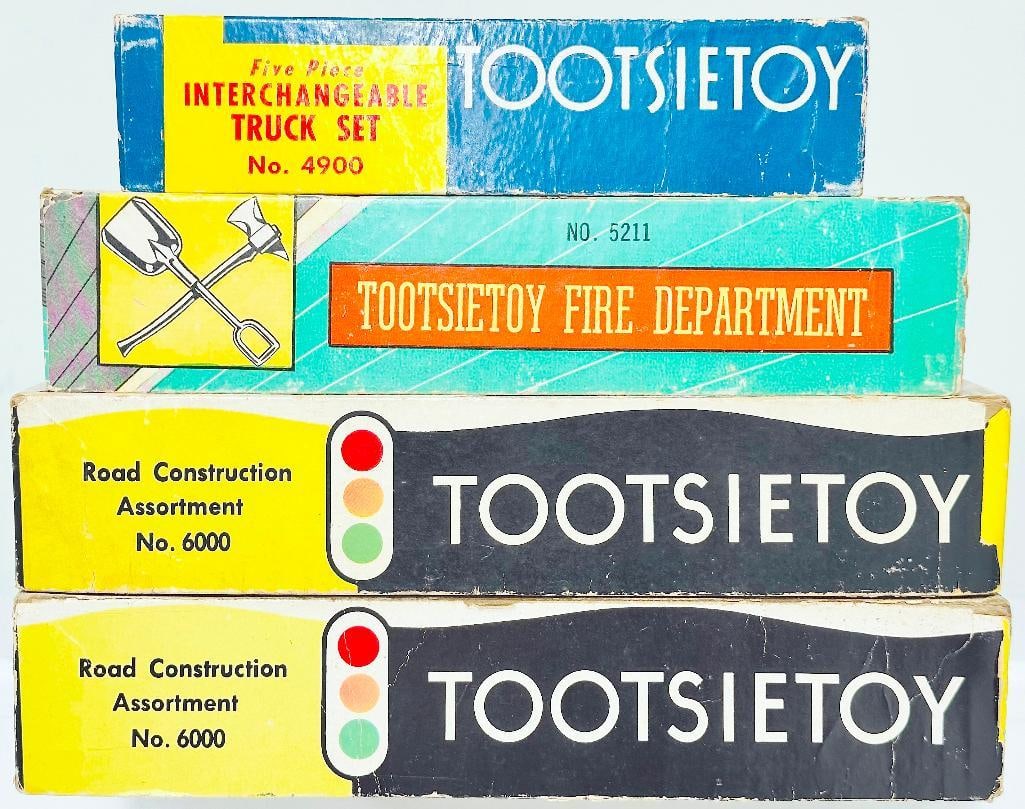 TootsieToy Postwar Four (4) Assorted Sets Boxed - 2