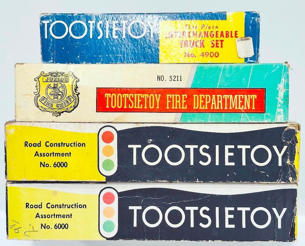 TootsieToy Postwar Four (4) Assorted Sets Boxed - 7