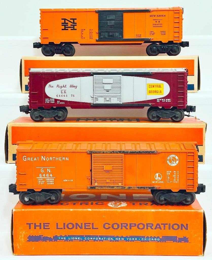 Lionel Postwar O Gauge 6464 - 735 Box Car / 6464 - 450 Box Car / 6464 - 375 Box Car (1 of 8)