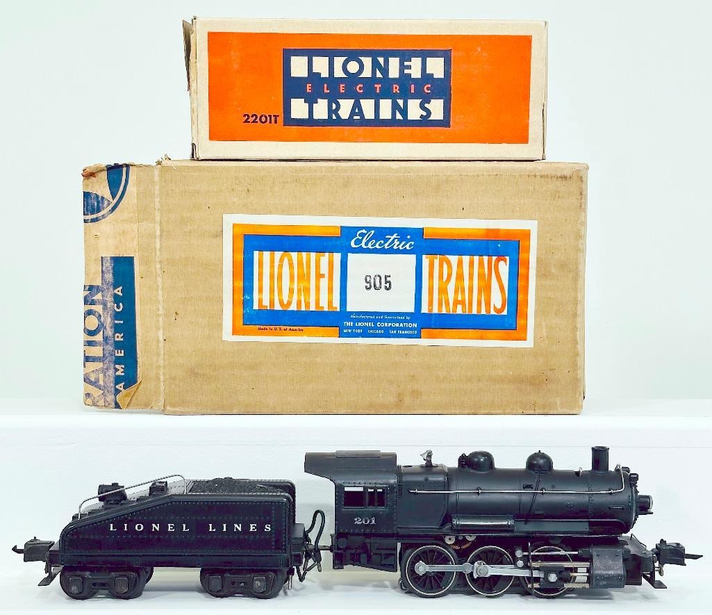Lionel Prewar O Gauge 905 Master Carton with 201 Switcher and 2201T Tender Boxed (1 of 8)
