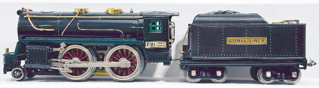 Lionel Prewar Standard Gauge 384 Locomotive and 384T Tender (1 of 6)