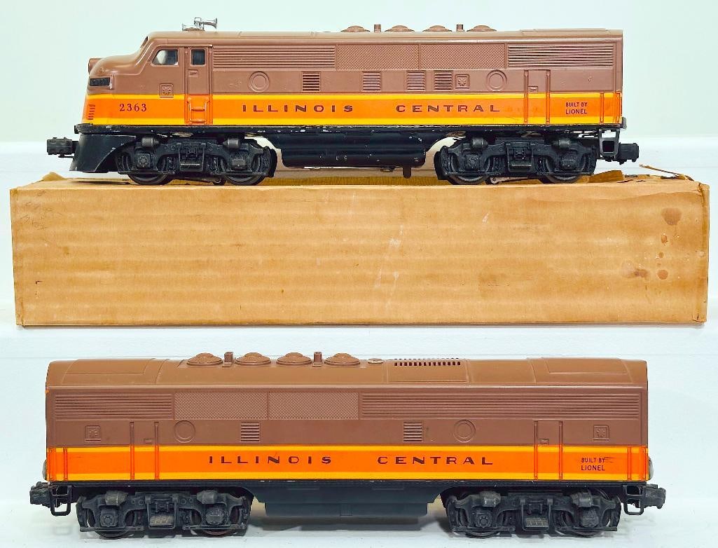 Lionel Postwar O Gauge 2363 Illinois Central A - B F - 3 Diesel Units (1 of 8)
