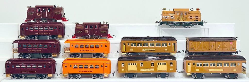 Lionel Prewar Standard Gauge 10 Electric Locomotive Passenger Set/33 with Passenger Set (1 of 10)