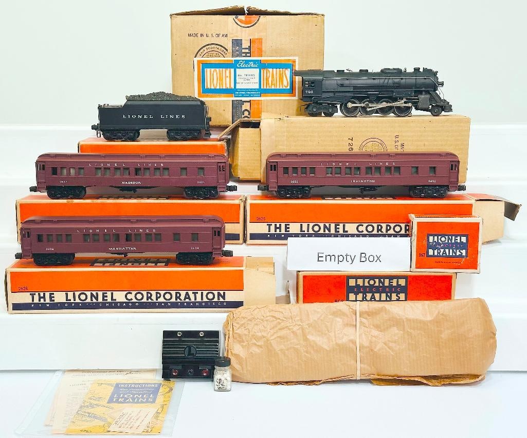 Lionel Postwar O Gauge No. 2146WS 726 Passenger Set Boxed (1 of 10)