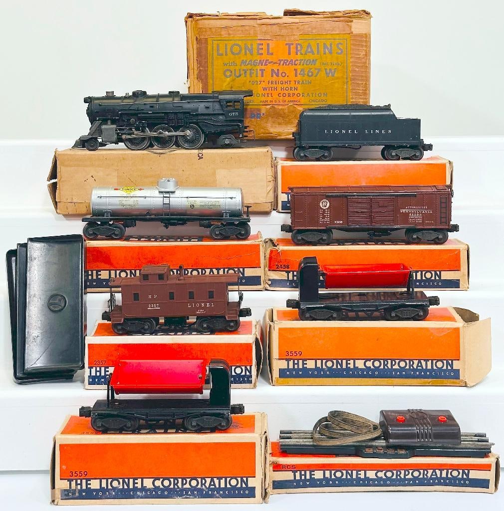 Lionel Postwar O Gauge Outfit No. 1467W 675 Freight Set Boxed (1 of 9)