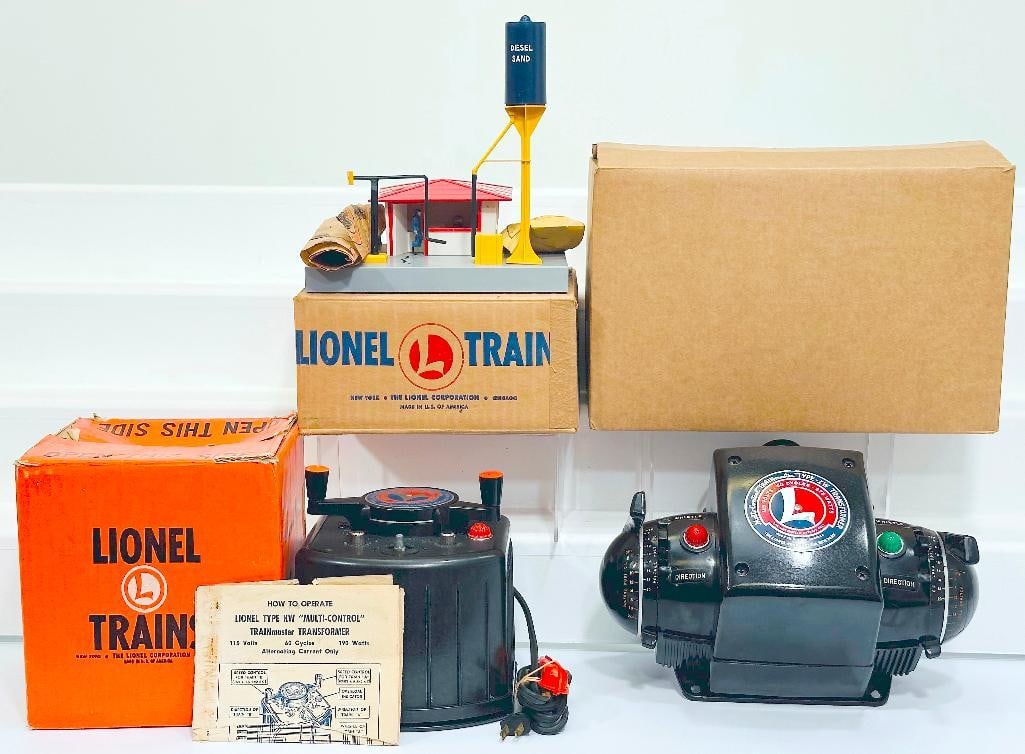 Lionel Postwar O Gauge 415 Diesel Fueling Station Boxed and Type ZW Boxed/KW Transformer Boxed (1 of 6)