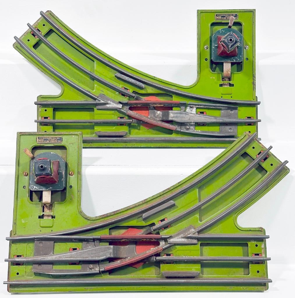 Ives - Lionel Transition Prewar Standard Gauge 1896 Electric Switches left and right hand (1 of 4)
