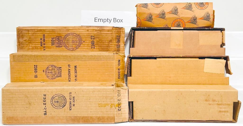 Lionel Postwar O Gauge 2360 - 10 original GG1 box only/2340 - 25 original GG1 box only - 2332 - 275 (1 of 6)