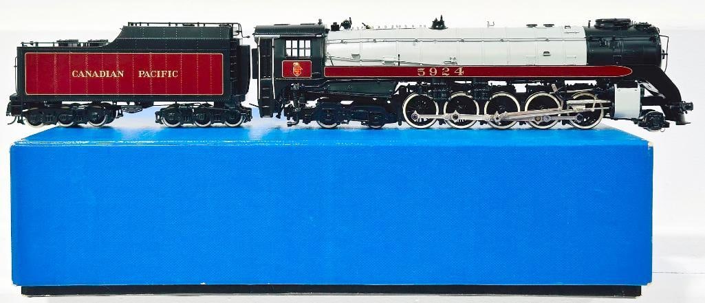 VH Scale Models Modern HO Brass CPR Selkirk 2 - 10 - 4 T - 1c Locomotive and Tender Boxed (1 of 8)