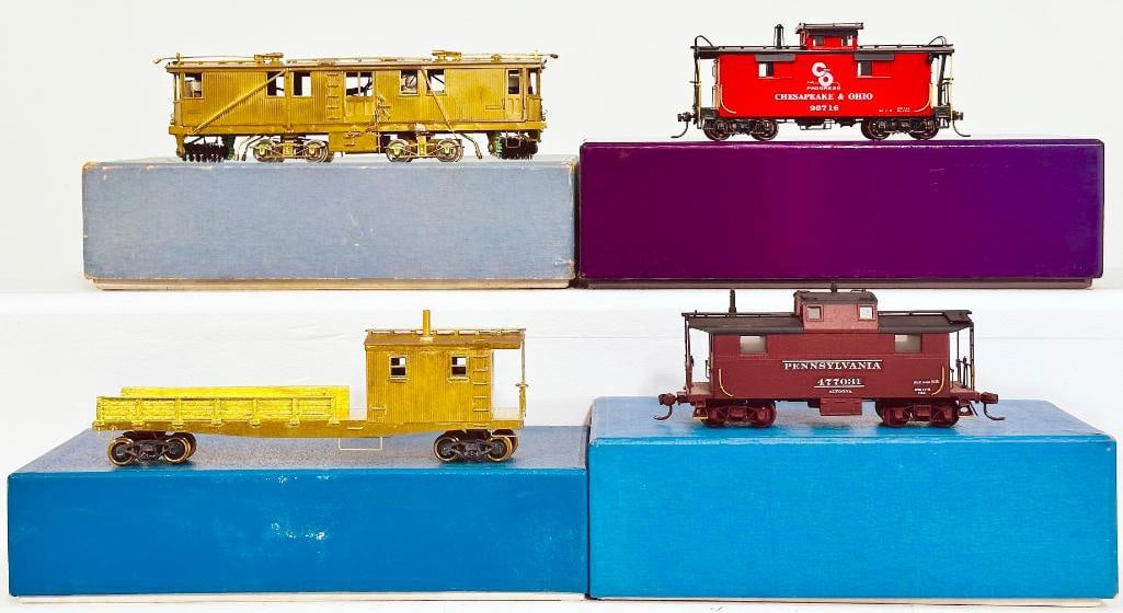 Alpha Models Modern HO Brass PRR Caboose N- 5A/F Boxed - Hundington Modelworks Modern HO Brass PTC (1 of 8)