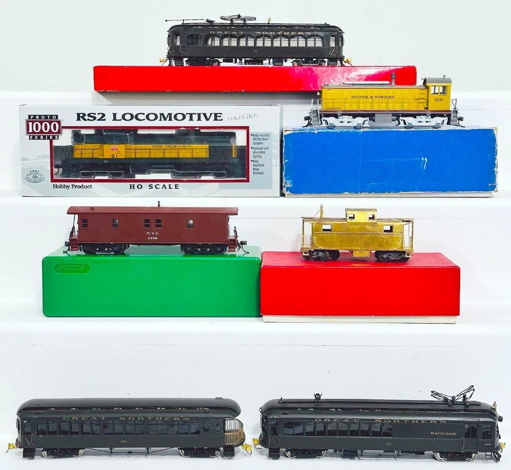LMB Models Modern HO Brass PRR N?5 Caboose Boxed?Alco Models Modern HO Brass D&W S?1 Diesel Switcher (1 of 9)
