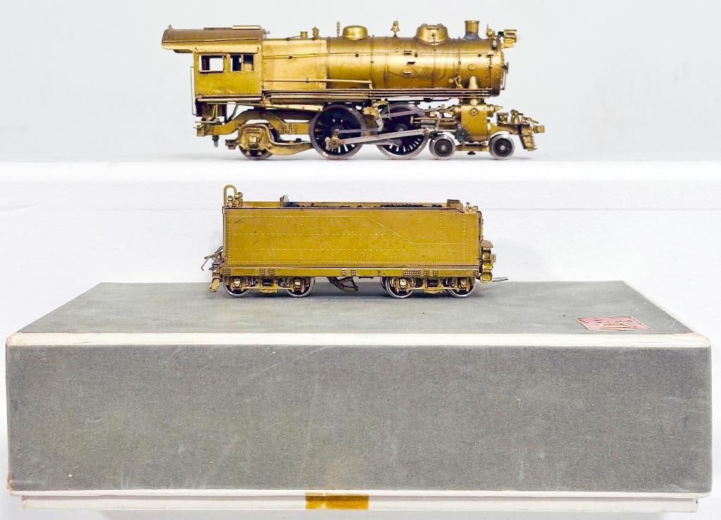 Gem Models Modern HO Brass Pennsylvania Railroad 4 - 4 - 2 Locomotive and Tender Boxed (1 of 8)