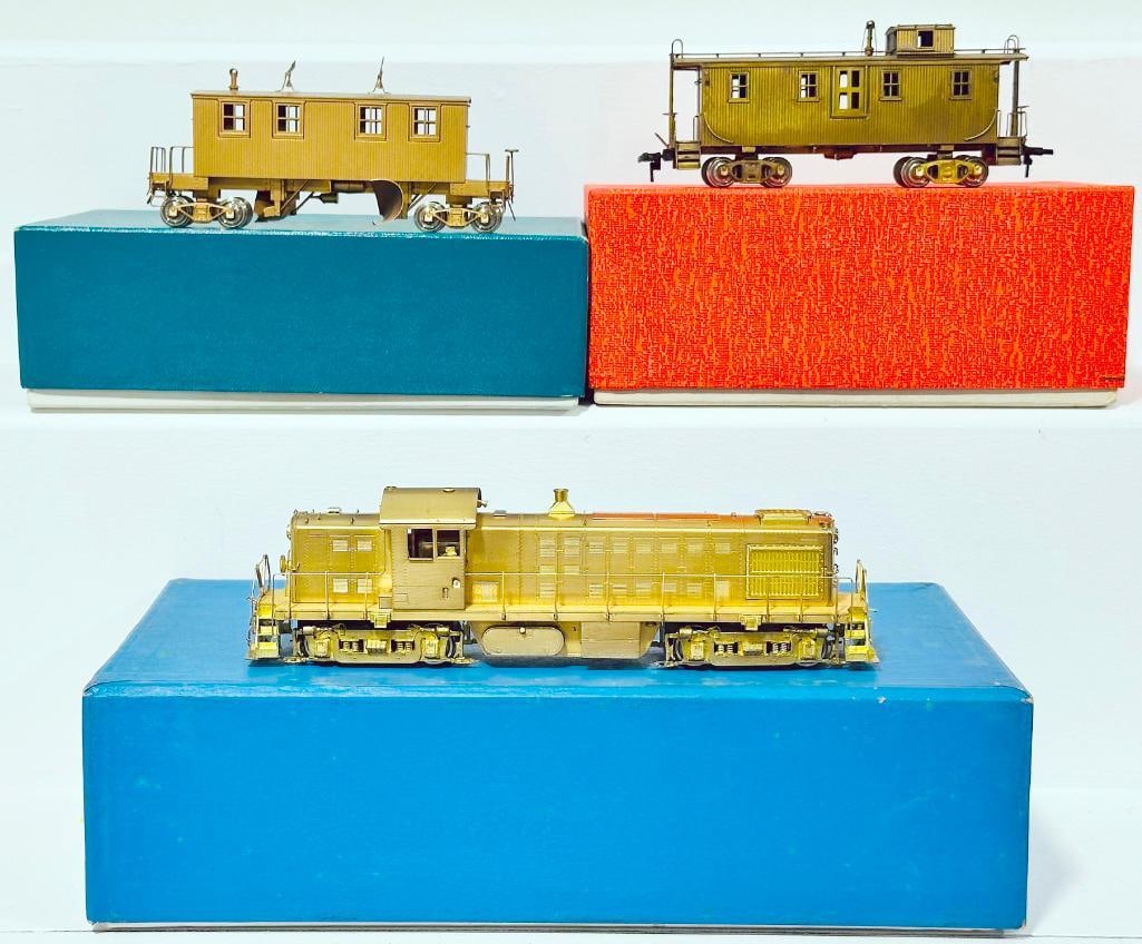 Gem Models Modern HO Brass Illinois Central Wood Caboose Boxed - Lambert Associates Modern HO Brass (1 of 8)