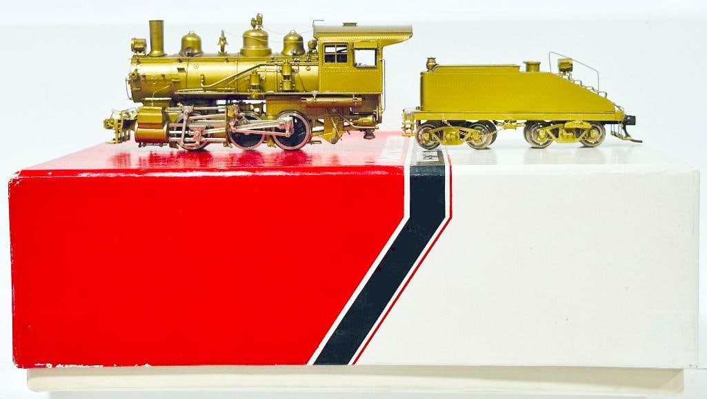 Westside Model Co. Modern HO Brass Ma and Pa No. 30 0 - 6 - 0 Locomotive and Tender Boxed (1 of 8)