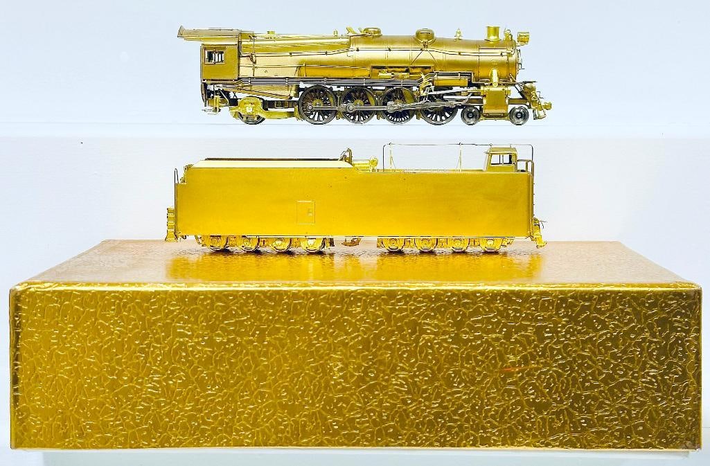 Oriental Limited Modern HO Brass PRR 4 - 8 - 2 M - 1 Locomotive and Tender Boxed (1 of 8)