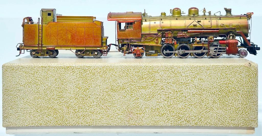 Sunset Models Modern HO Brass Denver & Salt Lake 2 - 8 - 2 Locomotive and Tender Boxed (1 of 8)