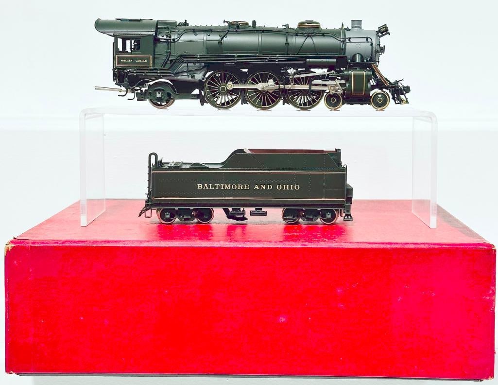 Key Imports Modern HO Brass P7 Original Version as delivered B&O 4?6?2 Pacific Locomotive and Tender (1 of 8)
