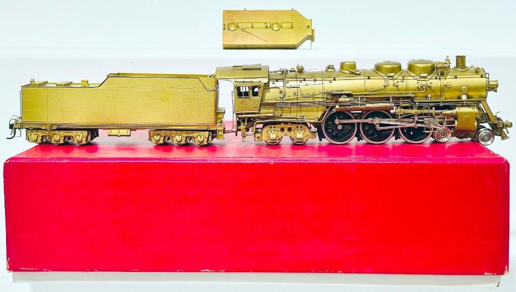 Key Imports Modern HO Brass Santa Fe 3450 4 - 6 - 4 Modernized Locomotive and Tender Boxed (1 of 8)