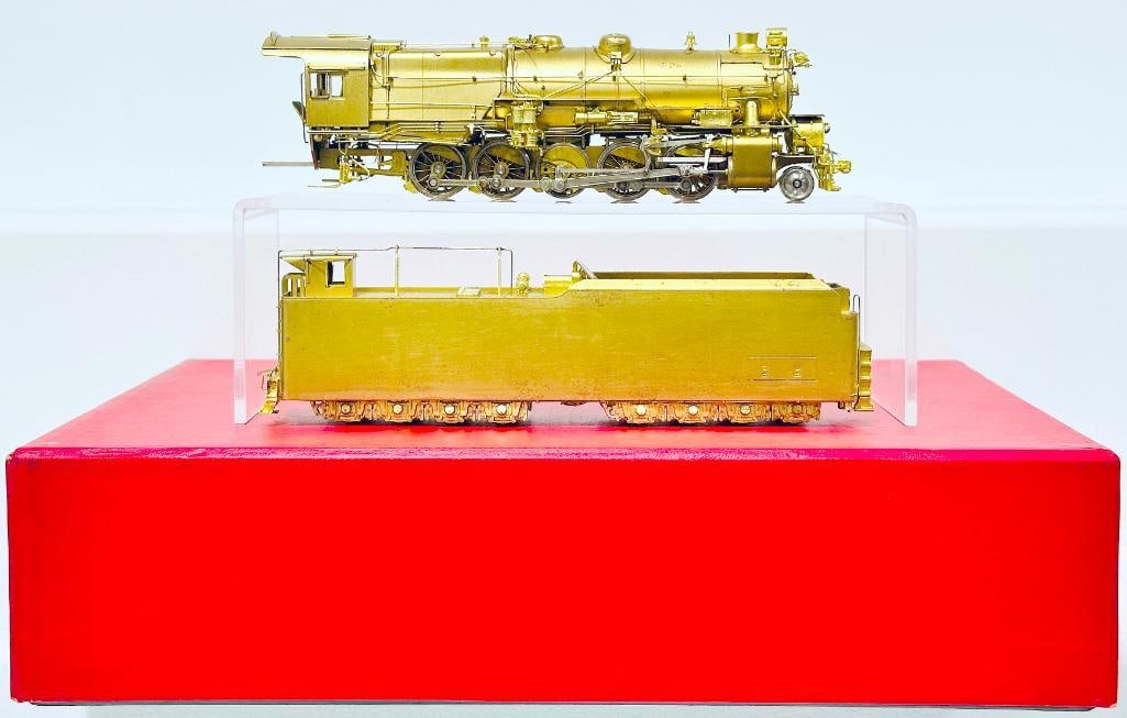 Key Imports Modern HO Brass 2 - 10 - 0 Decapod PRR Locomotive and Tender Boxed (1 of 8)